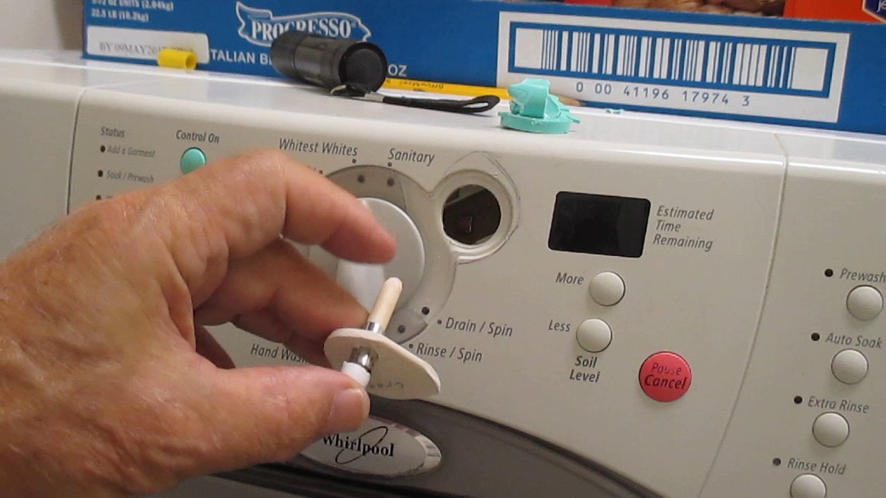 Whirlpool Washer/Dryer Repair Hold to Start Button Hack - YouTube