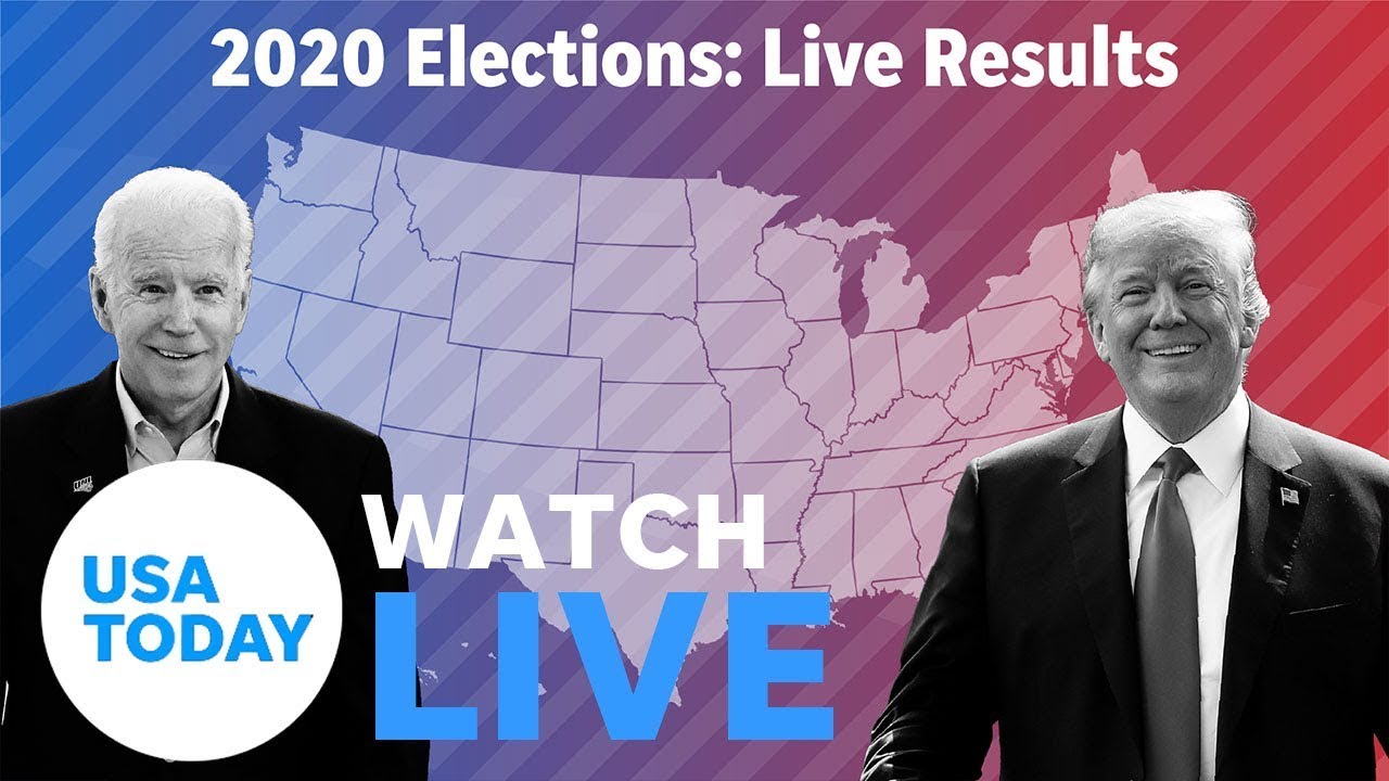 Live Election Results Today Results Map For Trump Vs. Biden YouTube