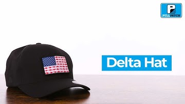 Pull Patch - Delta Curved Bill Hats With Interchangeable Patches by Flexfit