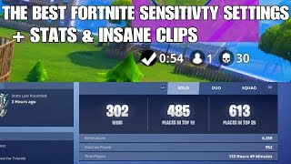 My Stats + BEST Fortnite Sensitivity Settings! (With INSANE Clips) screenshot 4
