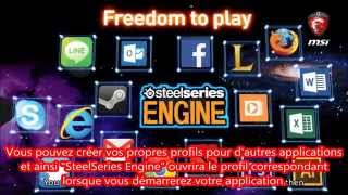 SteelSeries Engine, uniquement sur les portables gaming MSI !
