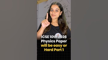 Physics Paper Analysis for ICSE Class 10 #boardexam #icse