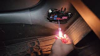 Mazda CX30 2022 interior fuses for hard wire dash cam