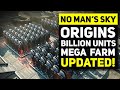 NERFS? LOL! No Man's Sky Origins Update - Crazy 250M Mega Farm After Nerf (NMS Origins Update 2020)