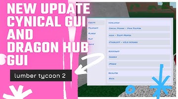 New UPDATE Cynical GUI [ Lumber Tycoon 2 ] PasteBin Script