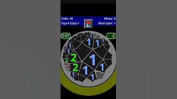 Non-Euclidean Minesweeper [{4,5}] #escher #steam #mcescher #steamgame