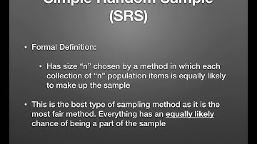 Basic Ideas of Statistics & Sampling Methods