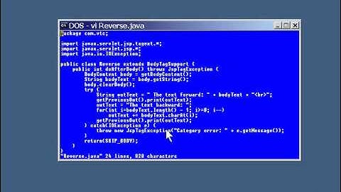 26 J2EE   Chapter03 JavaServer Pages Code Lesson7 Two More Tag Handlers Pt 2
