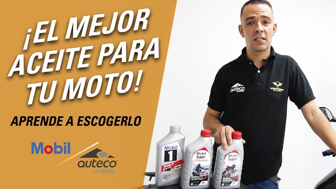 Aprende a usar los tipos de aceite para moto