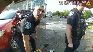 Akron police release body-cam footage of officers punching man after videos appear on social media