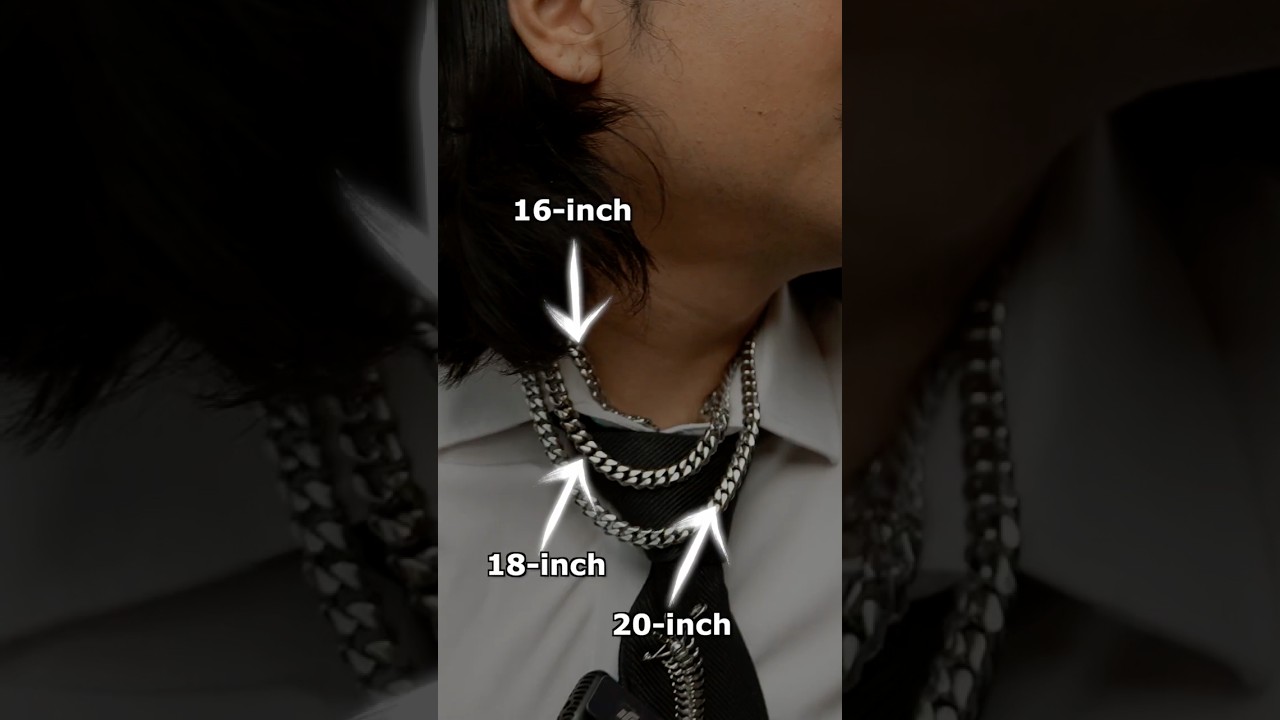 Here’s how to NEVER guess your chain length 🙏 #hardjewelry