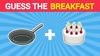 Guess The Breakfast By Emoji 🥞🍳| Breakfast Emoji Quiz 🧇 by quiz bomb 1,625 views 3 weeks ago 7 minutes, 19 seconds