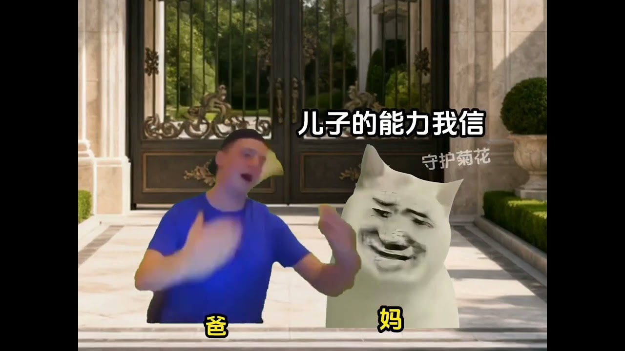 守护菊花#猫meme #猫meme日常 #猫meme小剧场 #猫meme剧场