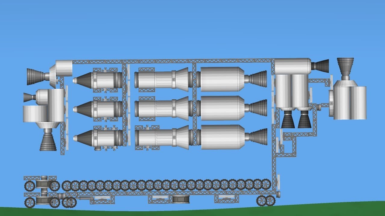 Чертежи для ракет в space flight simulator