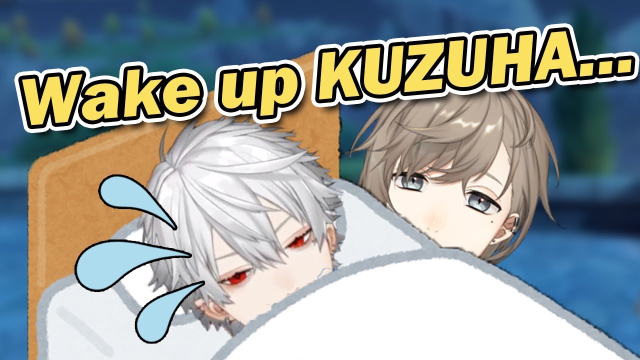 [ENG Sub/Nijisanji] Mad lad Kuzuha takes a nap at Kanae's place