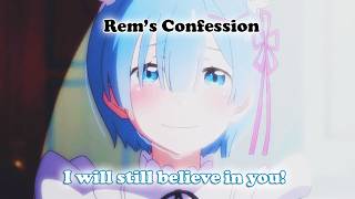 Rem's Love Confession To Subaru (Dubbed By Me)