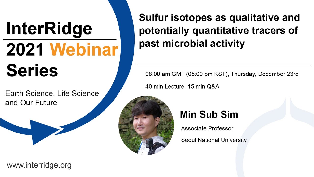 InterRidge 2021 12 webinar by Dr. Min Sub Sim