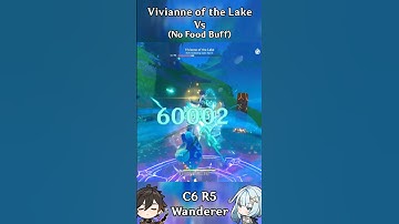 One-Phasing Vivianne of the Lake with C6 R5 Wanderer (NO FOOD BUFF) [Genshin Impact] #genshin