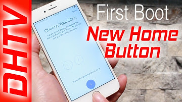 First Boot Up iPhone 7 - Setup With New Home Button