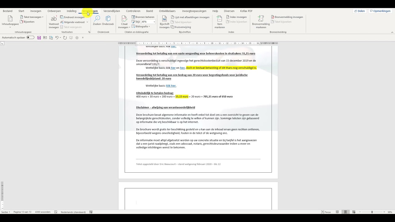 Word een eenvoudige index maken YouTube