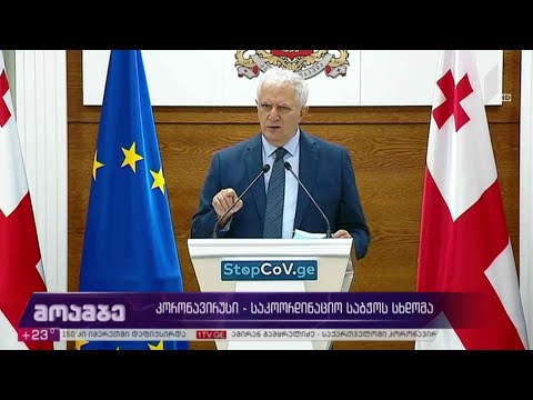 კორონავირუსი - საკოორდინაციო საბჭოს სხდომა