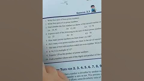 Class 6th Maths, Chapter 3, Exercise 3.1, HCF & LCM