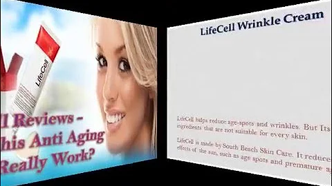 LifeCell Reviews   Does This Anti Aging Cream Really Work