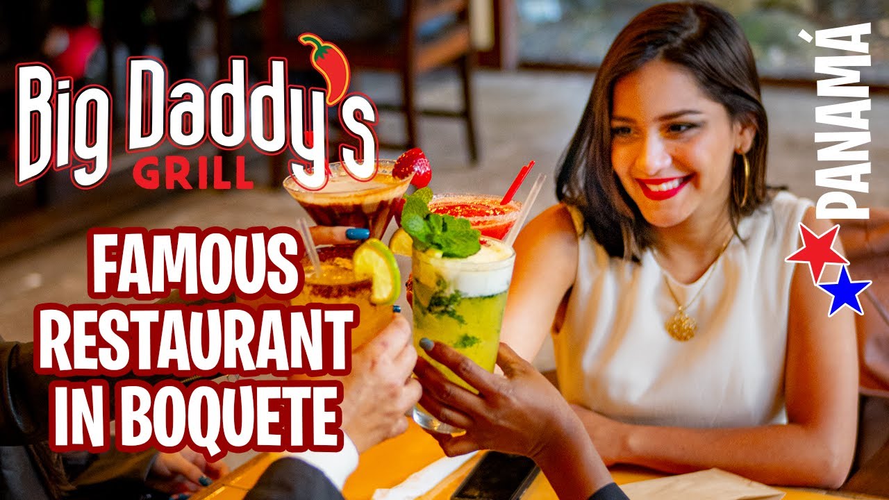 Big Daddy's Grill Restaurant in Boquete, Panamá YouTube