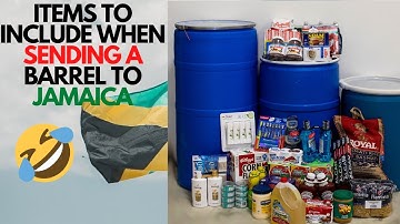 10 items you MUST include when shipping a barrel to Jamaica