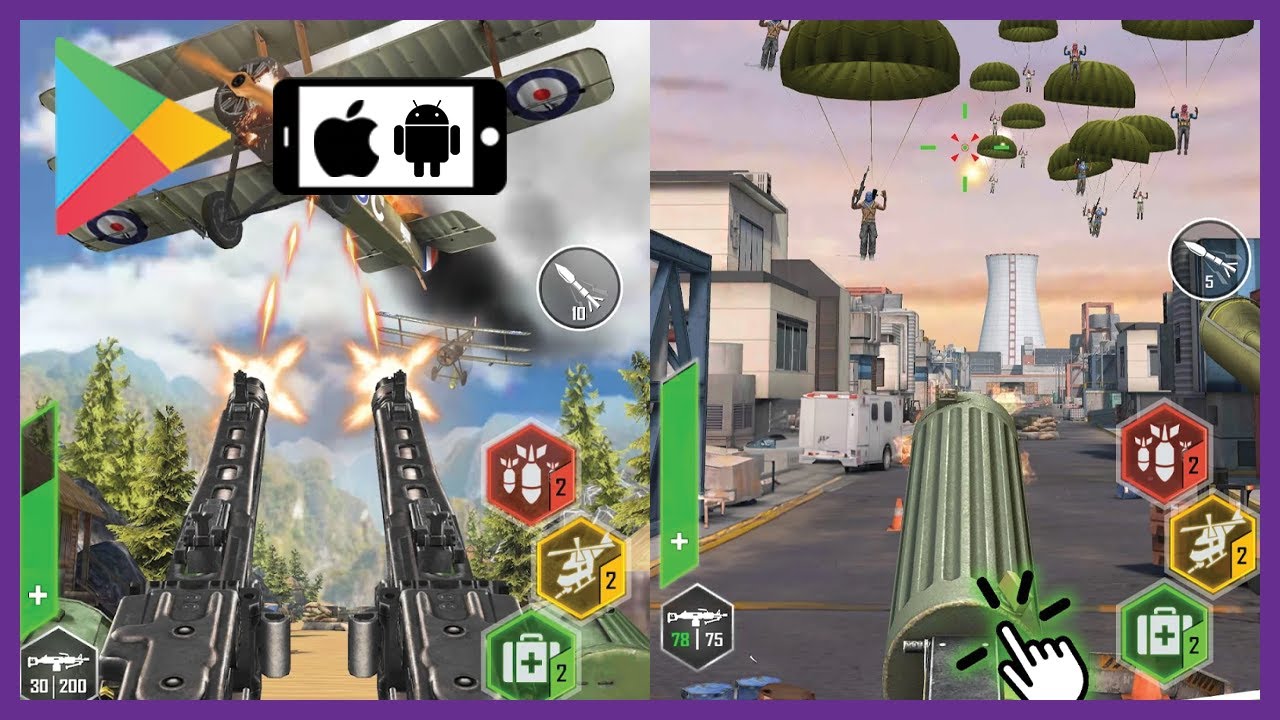 Геймплей Sky Defense War Duty — Android и ios без комментариев