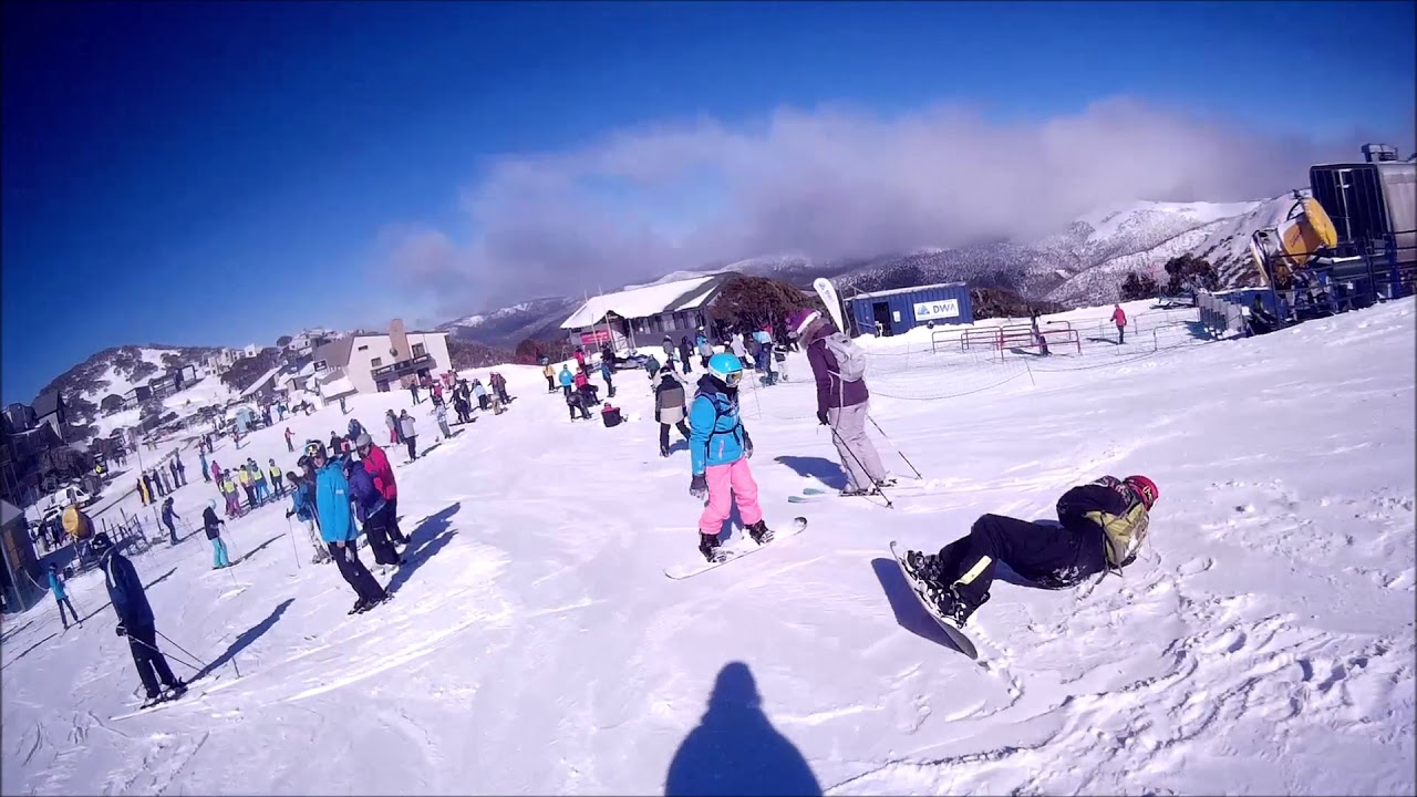 SKIING AUSTRALIA MT HOTHAM SUMMIT RUN YouTube