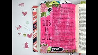 Gelatos Process Video using Illustrated Faith This is Love Devotional Kit