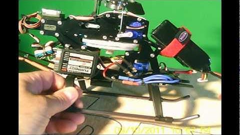 KDS Flymentor 3d and trex 450 clone and  turnigny 9x install and settings part 4