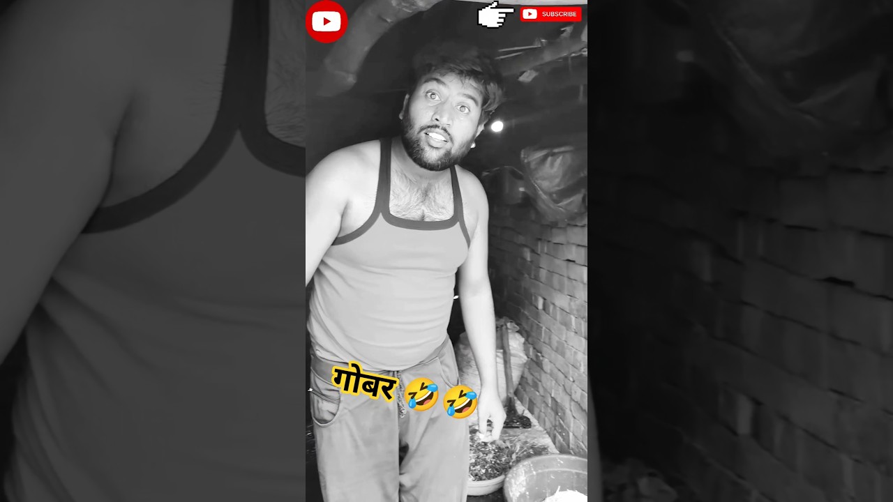 गोबर 🤣🤣 funny reel #funny #comedy #funnyshorts - YouTube
