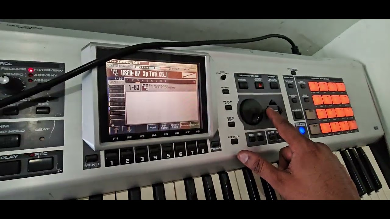 fantom X6 me performance ke tone kese nikale. or bank me tone kese save kre 2024