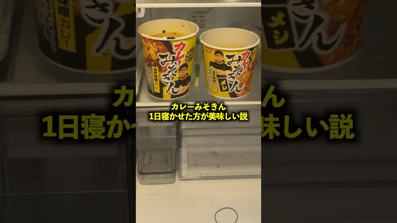 カレーみそきん1日寝かせた方が美味しい説 #しょーもな検証 #fyp #みそきん