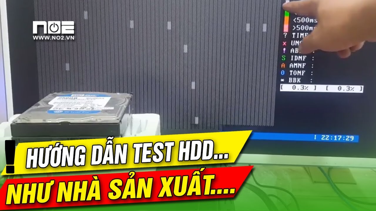 Hướng dẫn test ổ cứng máy tính test hdd - youtube