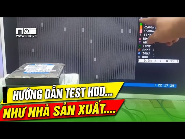 Hướng dẫn test ổ cứng máy tính  test hdd