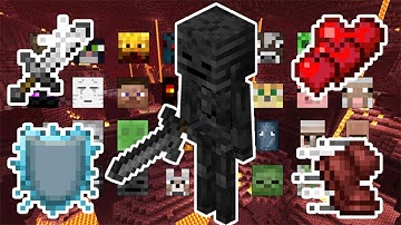 OVERPOWERED WITHER SKELETON VS ALL MOBS | MINECRAFT