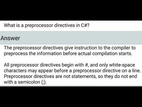 27 C SHARP C# Interview Questions and Answers for Freshers