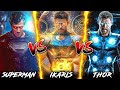 Thor Vs Ikaris Vs Superman / Who is more Powerful ? ( HINDI )
