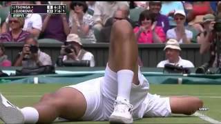 Celebrity Wimbledon 2011 - Djokovic vs Tsonga (SemiFinal) - Amazing Point Profile