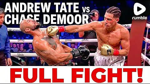 Andrew Tate VS Chase Demoor FULL FIGHT - Beginning to the End #boxing #andrewtate #misfits #dazn