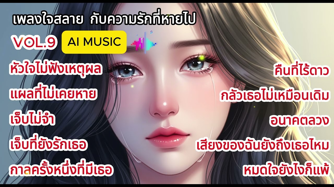 [VOL. 9] รวมเพลงเศร้าอกหัก ฟังแล้วอินจนน้ำตาไหลไม่รู้ตัว | Heartbreaking Melodies (Full Album)