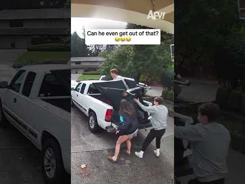 He's trapped and we can't stop laughing #fail #funny #shorts