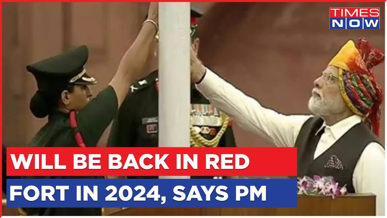 PM Modi Leaves Red Fort With A Message For Next Time? | Independence ...
