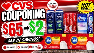     CVS Couponing Haul | $65 Down to ONLY $2!  #cvs #dealsthisweek #cvscouponthisweek 