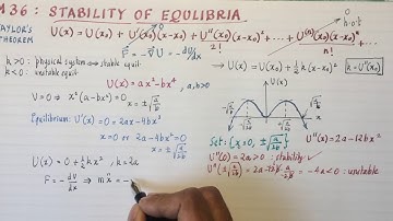 MM36: stability of equilibria