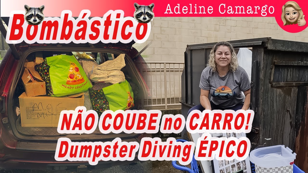 Dumpster Diving RAIZ: Estoque Inteiro no Lixo e não deu para levar tudo!