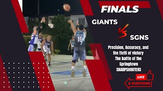 GIANTS VS SGNS FINAL GAME Battle of Springtown sharpshooters #basketball #finals #championship #spv